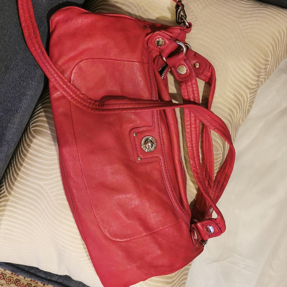 Marc Jacobs hot pink leather bag